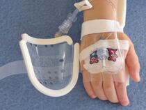 UltraDome and TLC Splint on child's hand